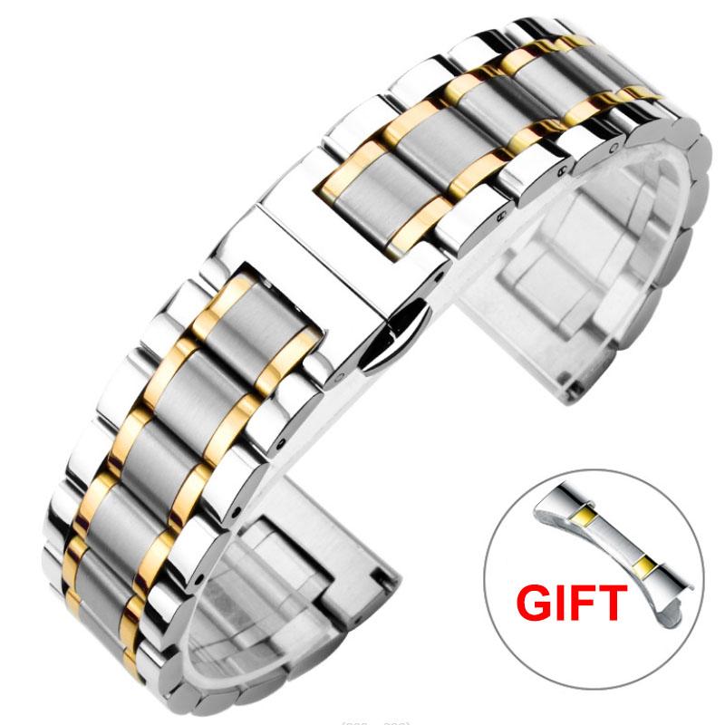 For Seiko Jubilee Bracelet Solid End Link Stainless Steel Band 18mm Oyster Strap Srpd Skx007/Skx009 SRPD63K1 Curved End Bracelet