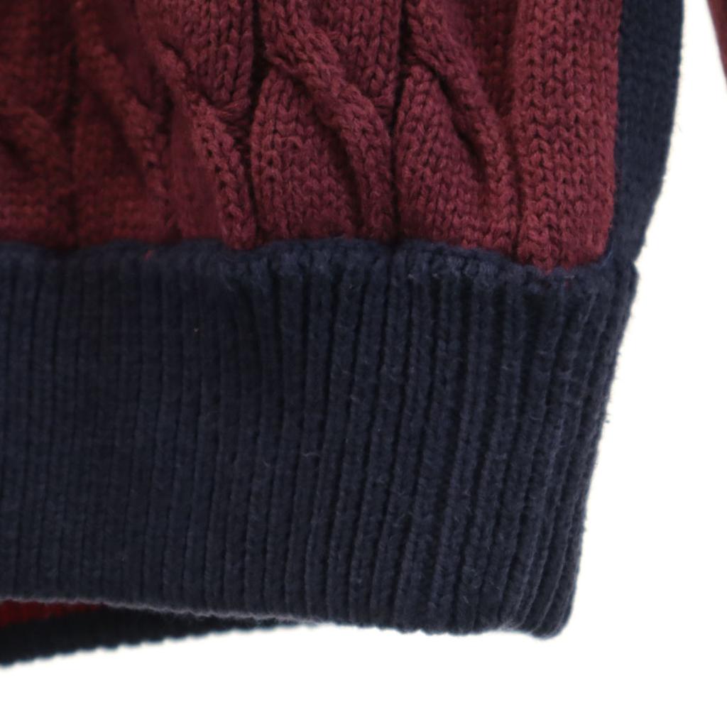 Tommy Hilfiger 90s Old Flag Tag Long Sleeve Cable Knit L Navy Sweater Men's Used