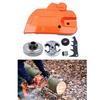 Quick Mount Chainsaw Clutch Guard Assembly High Efficiency Debris Shield For 16-24Inch Blades Wood Cutting