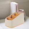 1Pcs Remote Control Storage Box Creative Plastic Organizer Multi-Grid Desktop Cosmetics Holder Office Bedroom Storage Case