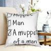 Or Man Pillow Case Printed Home Soft Throw Pillow The Musicals Funny Movies Fandom Check Box Simple Text Black And White