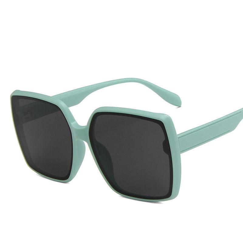 Korean Style Women Sunglasses Fashion Big Frame Square Shape Women's Glasses New Fashion Designer Sunglasses Woman