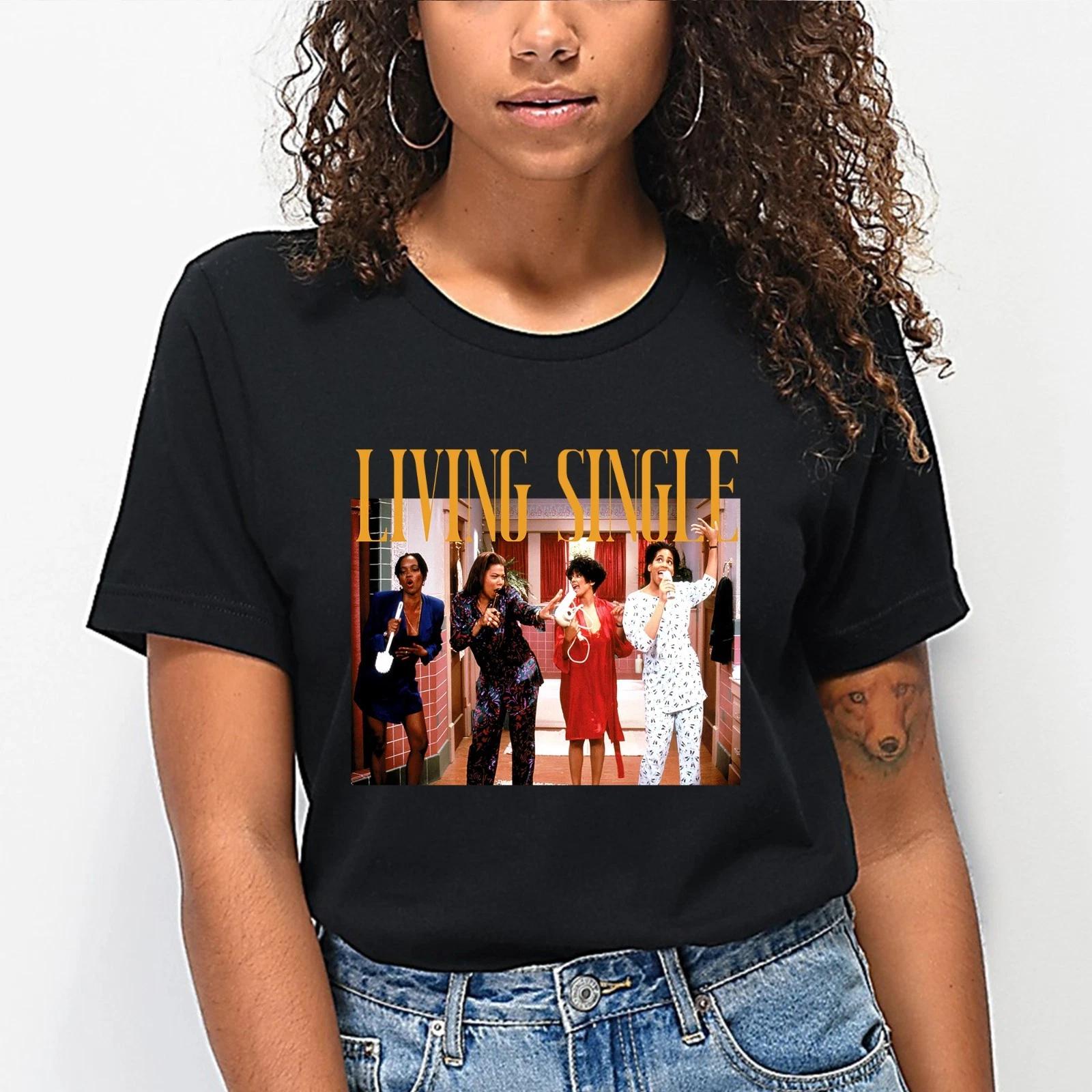Living Single TV Show T-shirt, Living Single Girls Tee, 80s Nostalgia Sitcom M