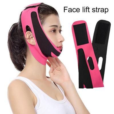 Face Lifting Bandage Adjustable Elastic Reusable Friendly To Skin Ultra-thin Reduce Wrinkles Reliable Women Face Line Belt Lift Anti-Wrinkle Strap