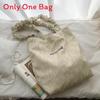 Minimalist Nylon Tote Bag With Top Open Closure And Inner Phone Pocket For Work And Shopping