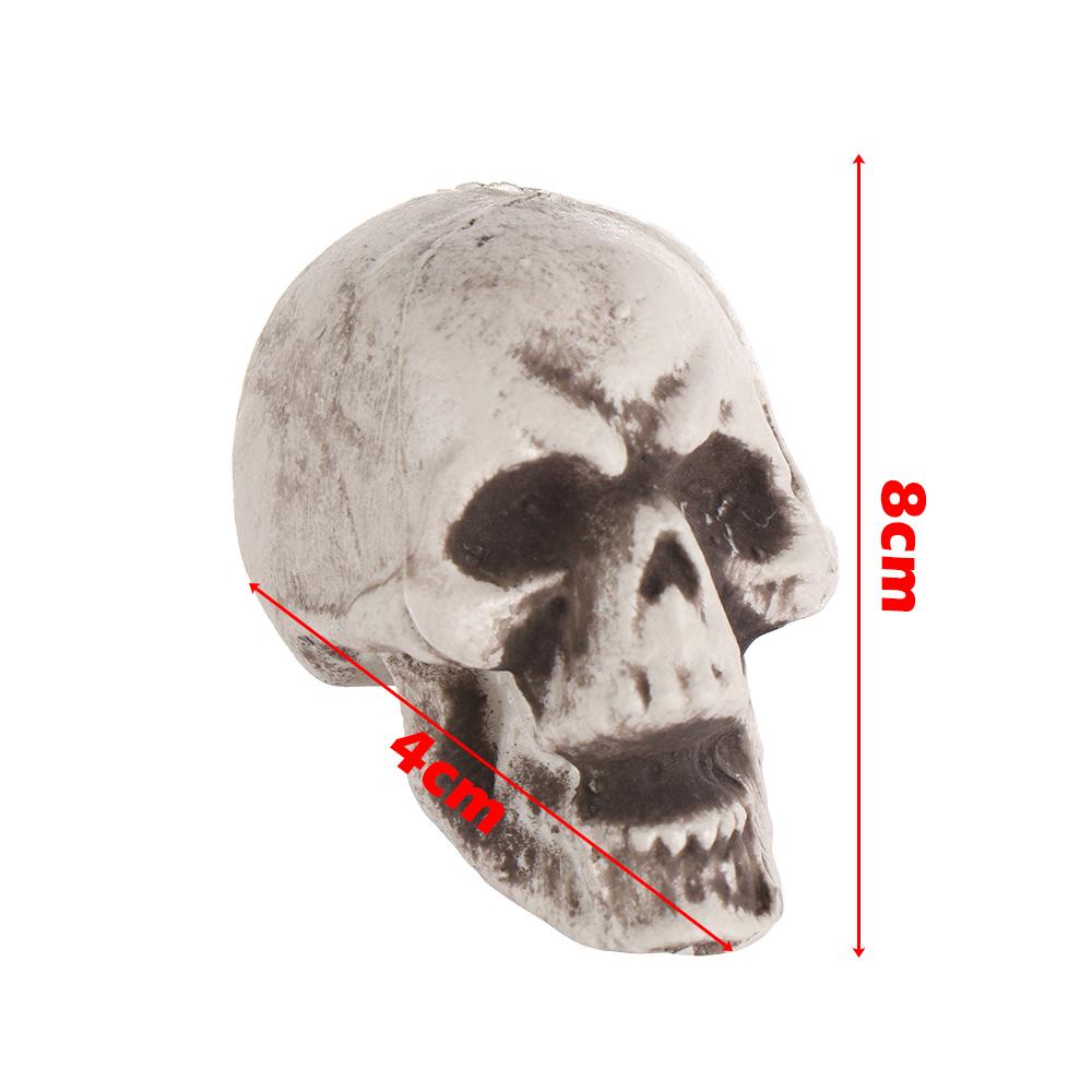 All Size Terrible Human Skeleton Skull Head Halloween Props Skeleton for Bars/Coffee Bars/Haunted Houses/Halloween Party Decor