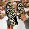 Large Size Single Shoes Women's Autumn New Pointed Leopard Print Casual Thick Heel Single Shoes