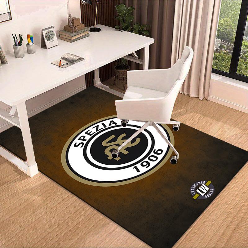 1PC Spe-zia 1906 Emblem Rug Game Carpet, Floor Mat for Bedroom Living Room Entryway Rug, Home Decor Idea Gift for Christmas birthday