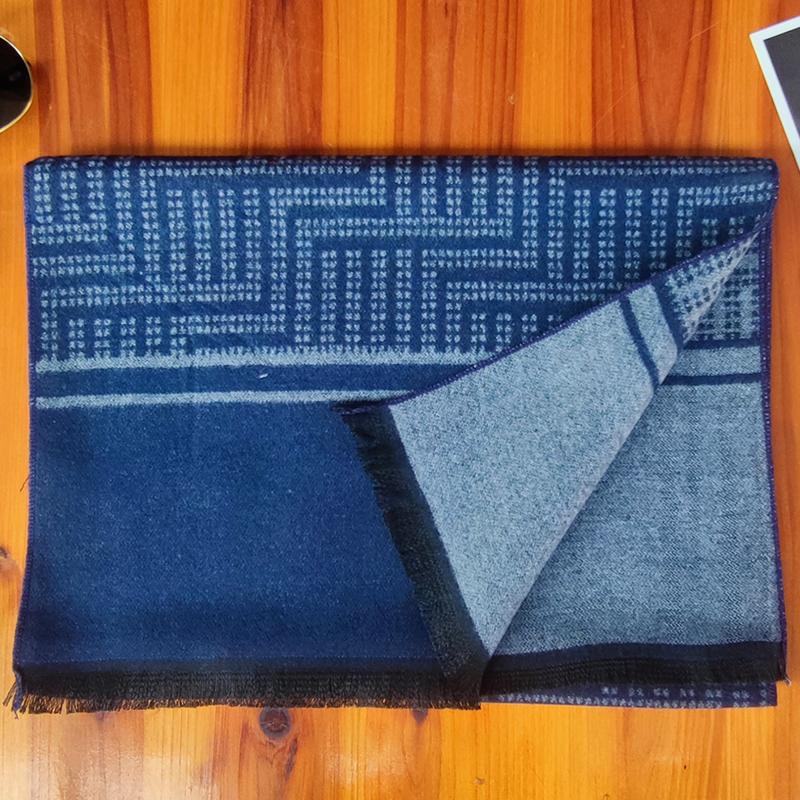 Luxury Design Men Scarf Foulard Plaid Scarves Shawls Fashion Casual Winter Cashmere Warm Scarfs Neck Wrap Male Bufandas Hombre