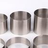 10pcs/lot Diameter 5cm 6.3cm round shape various height stainless steel mousse cake ring mini tiramisu molding cutter DIY baking