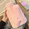 2000ML Hot Water Bottle Plush Belly Warmer Portable Hand Warmer  Winter