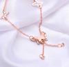 Hollow Butterfly Anklet Adjustable Chain Beach Style Foot Bracelet Lightweight Metal Charm Jewelry for Women Girls Summer Accessories