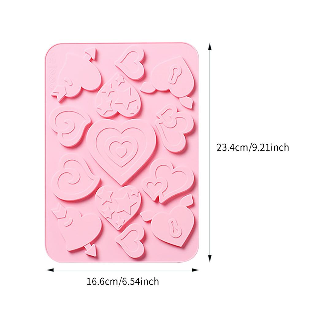 Love Cuit Chocolate Epoxy Soft Candy Baking Silicone Mould
