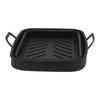 2 Pcs Silicone   Cooker Pot with Handle Rectangular Fryer Liner Tray Replacement for Kitchen Cooking Accessories