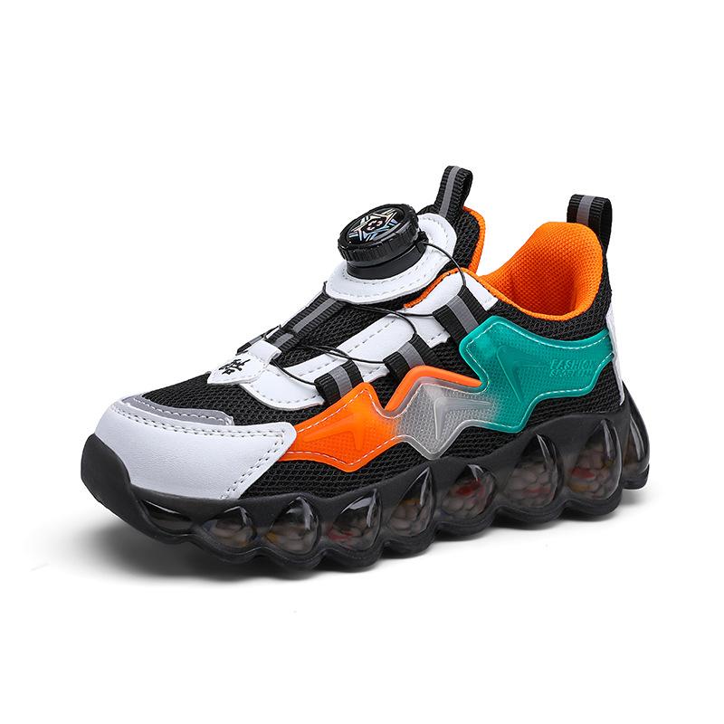 Children's sports shoes medium and large children's light running shoes 2025 new autumn boys' net shoes spring breathable mesh