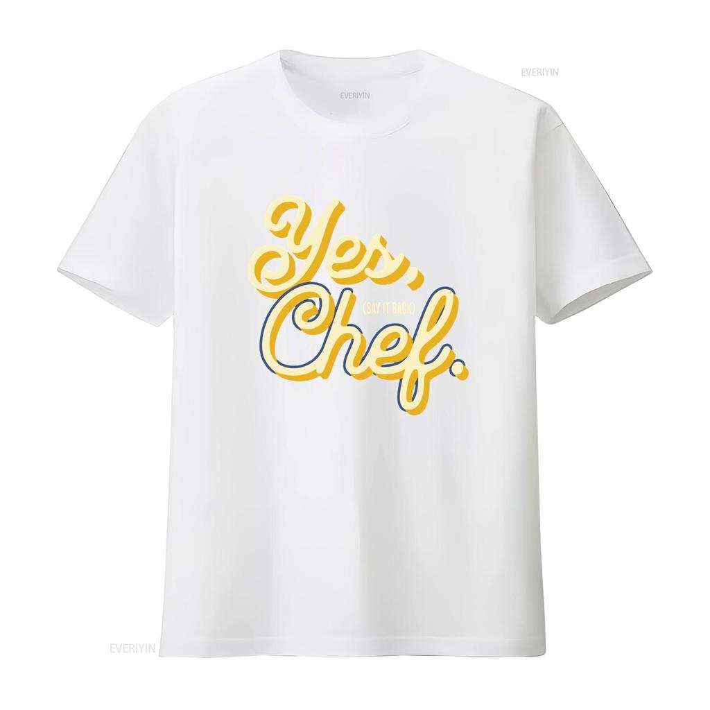 Ja Chef T-Shirt Inspiriert von der TV-Serie The Bear Vintage Gewaschen Bequem Stilvoll Lässig Streetwear Dehnbar Unisex Herren