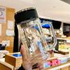 SHANGQI Double-Layer Glass Business Mug with Handle
