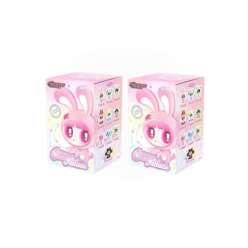The Powerpuff Girls Face Changing Doll  Cartoon Doll Keychain  Anime Ornament Toy Birthday Gift