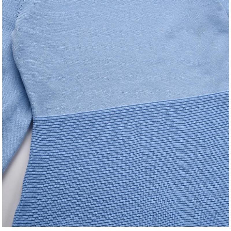 Autumn Winter Solid Color Short Knitted Dress Women Casual O-neck Full Sleeve Slim Sheath High Waist Black Blue Pink Red S-XXL
