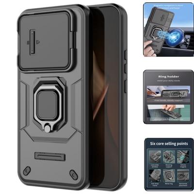 Für Xiaomi 15T Pro 5G Hülle Auto Magnetischer Ring Ständer Panzer Handyhüllen für Xiaomi15T Xiaomi15T Xiomi Mi15T Mi 15 T T15 Rückseite