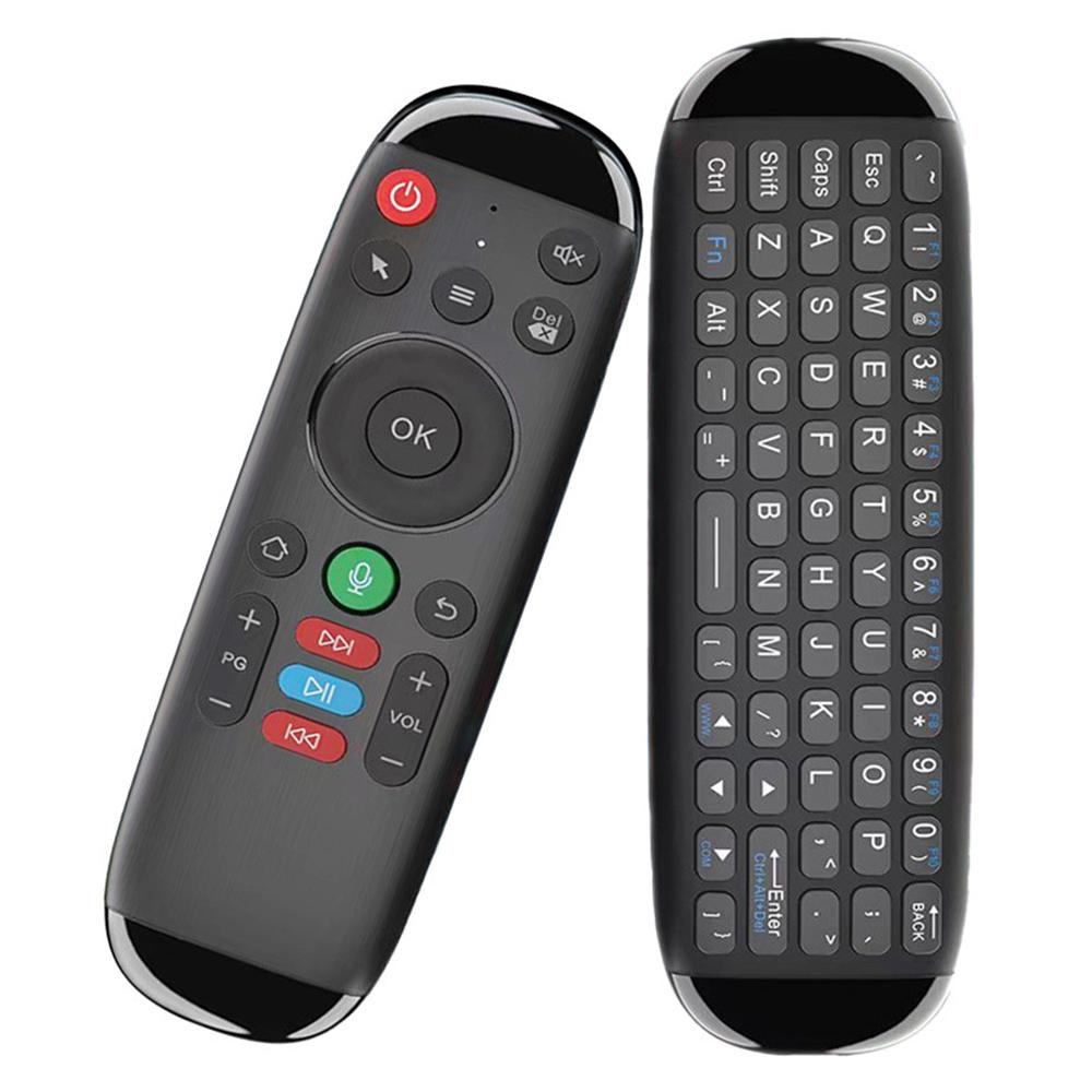 

M6 2.4G Wireless Smart Voice Function Remote Control Replacement Air Fly Mouse for Home TV Box,Smart TV,Computer A