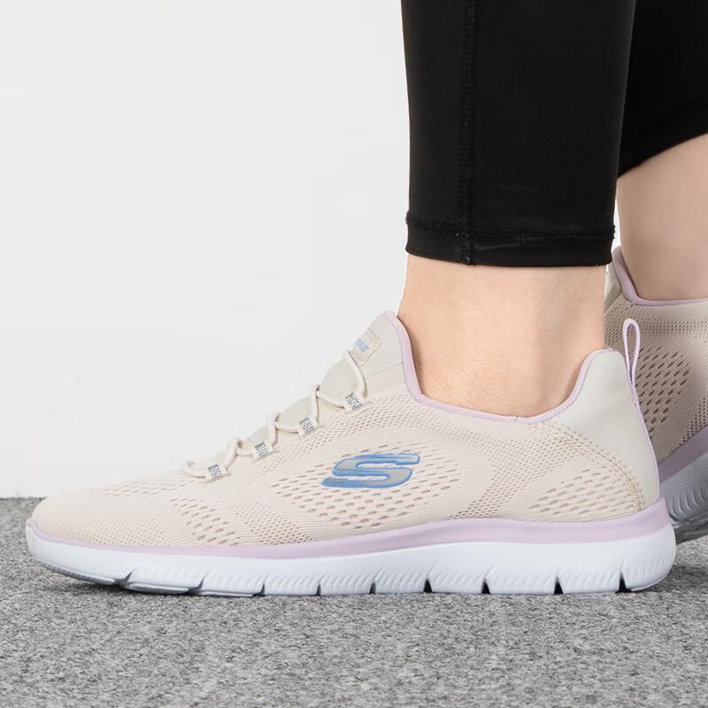 Skechers Women's 149523-NTPR Athletic Lifestyle Walking Shoes