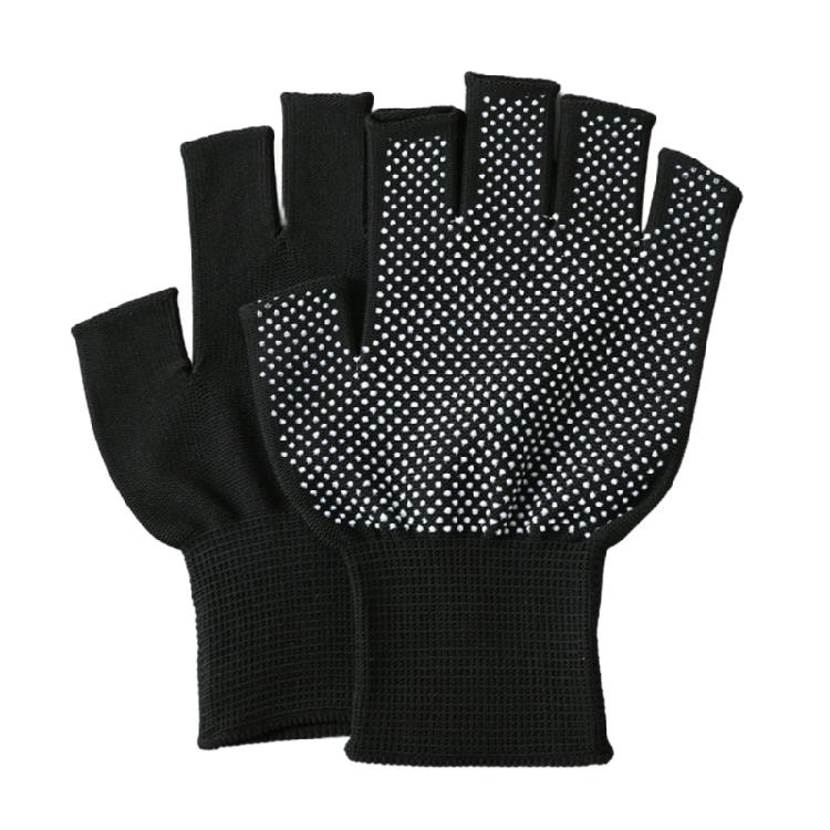 12Pair Breathable Sports Gloves Unisex Nylon Fingerless Gloves NonSlip Nylon Working Gloves for Women and Men