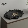 Versatile Storage Tray for Vanity Vintage Jewelry Tray, Decorative Trinket Dish Rings And Cosmetics, French Wedding Registry Style Elegant Organizer