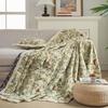 Sofa Towel Anti-cat Scratch Jacquard Flower Bird Green Retro Festive Festival Thick Sofa Blanket
