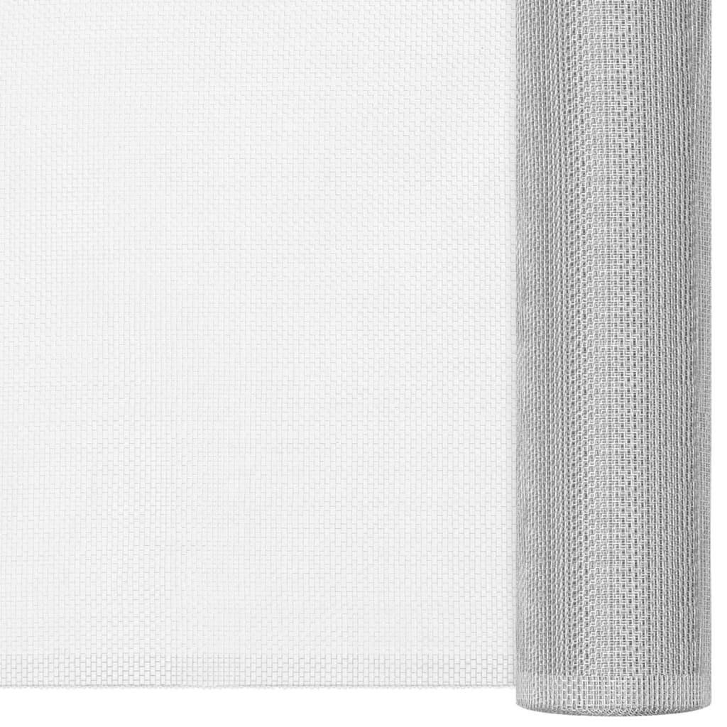 Vidaxl Siatka Aluminiowa, 112 X 1000 Cm, Srebrna