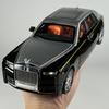 1:18 Rolls Royce Phantom Limousine Alloy Model Car Metal Diecast Vehicle Boy High Simulation Miniature Holiday Present Home Gift