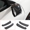 For Chevrolet Corvette C8 -2026 ABS Car Rearview Mirror Rain Vent Panel Cover Trim Sticker Decoration Accessories