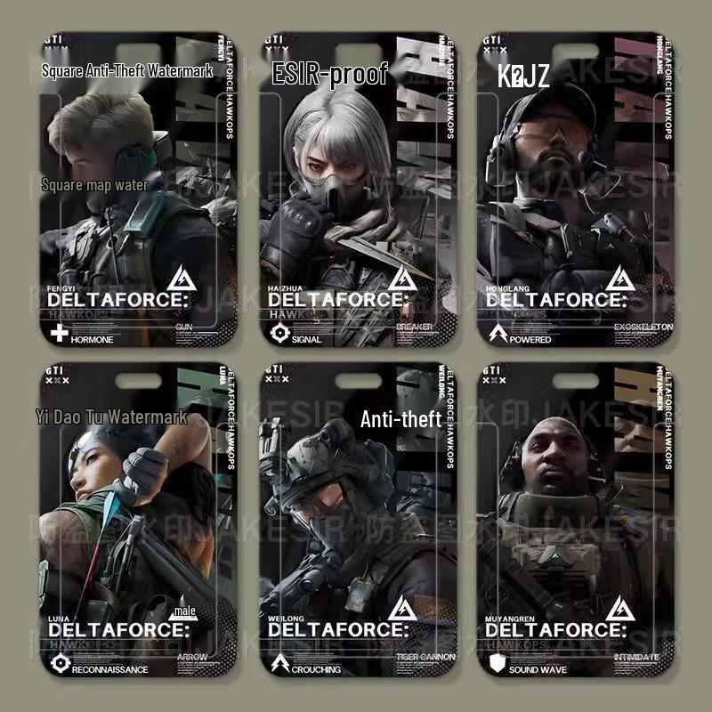 Delta Student Card Holder for ID, Meal, Bus, and Access Cards