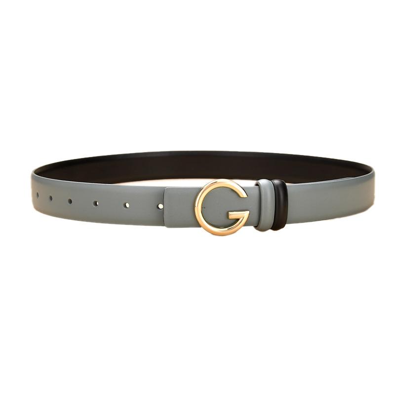 New Letters Women's Genuine Leather Belt Wide Jeans Decorative Belt Waist Cover Dress Versatile Fashion Women's Belt
