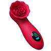 9 Modes Rose Vibrator Clitoral Stimulator for Women Smart LED Display Adult Sex Toys Powerful Female Teasing Mini Massager