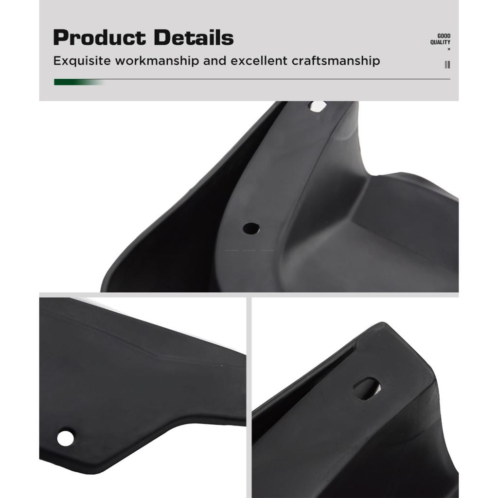 4PCS Car Mud Flaps Splash Guards Mudguards Car Mud Flaps Compatible with Honda Accord 1998 1999 2000 2001 2002