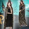 Pumpkin Halloween Cloak Sets Witch Caps Scary Costumes Masquerade Show Witch Clothes  Outdoor