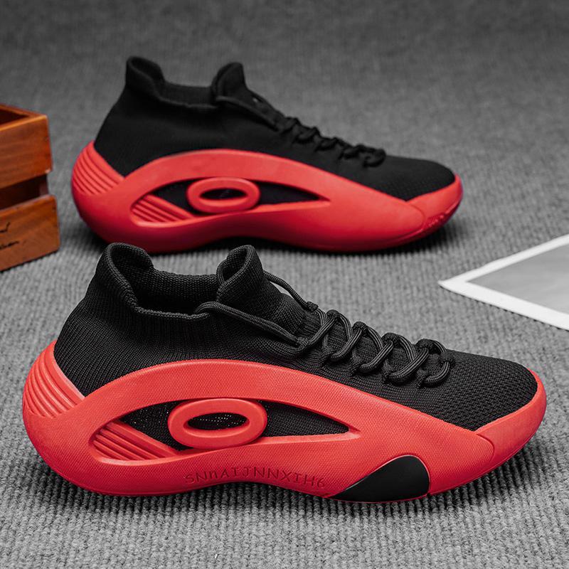 Flying Shoes Men's Big Trend Low-top Socks Shoes Trendy Brand Personalized Bottom Sports Running Shoes