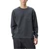 Kith Long Sleeve Quinn Tee Carbon Men Tops Black KHM034155-016