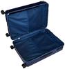 Sifre TRIDENT Hard Zipper Suitcase, Front Opening, Top-Packable, TRI2178-70, 92L, 70cm, 4.6kg, Carbon Navy