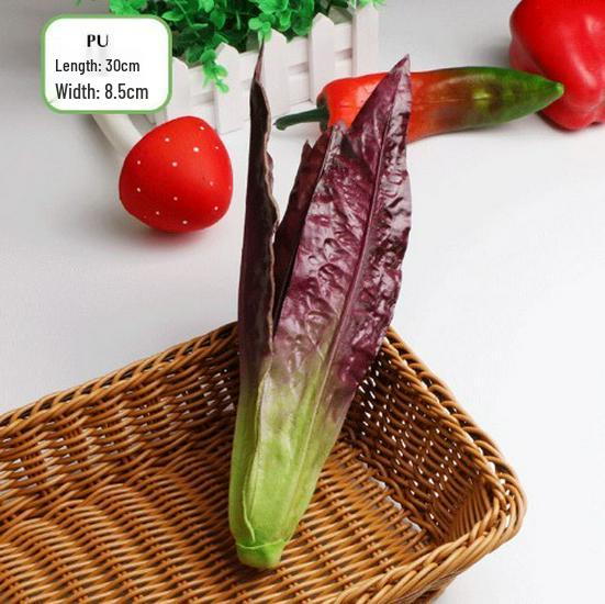 Artificial Vegetable Set: Eggplant, Cabbage, Cucumber, Celery, Spinach - Kitchen Decoration