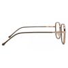 Full Rim Square Brown Rose Gold Smartbuy Collection Nielsen Mtr 94c Fashion Unisex Eyeglasses