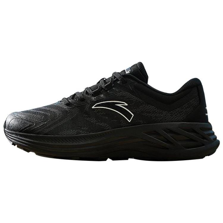 

new Anta Cushioning Wear-Resistant Low-Top Running Shoes Men s Black Gray 40