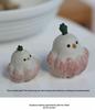 Handmade Yixing Purple Clay Garlic Bird Tea Pet Ornament
