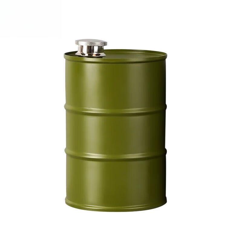 304 Stainless Steel Portable Cylindrical Hip Flask