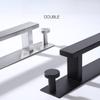Stainless Steel Towel Rack No Drilling No Nails For Bathroom Toilet Single Rod Bathroom Hardware Towel Hanger Towel Bar