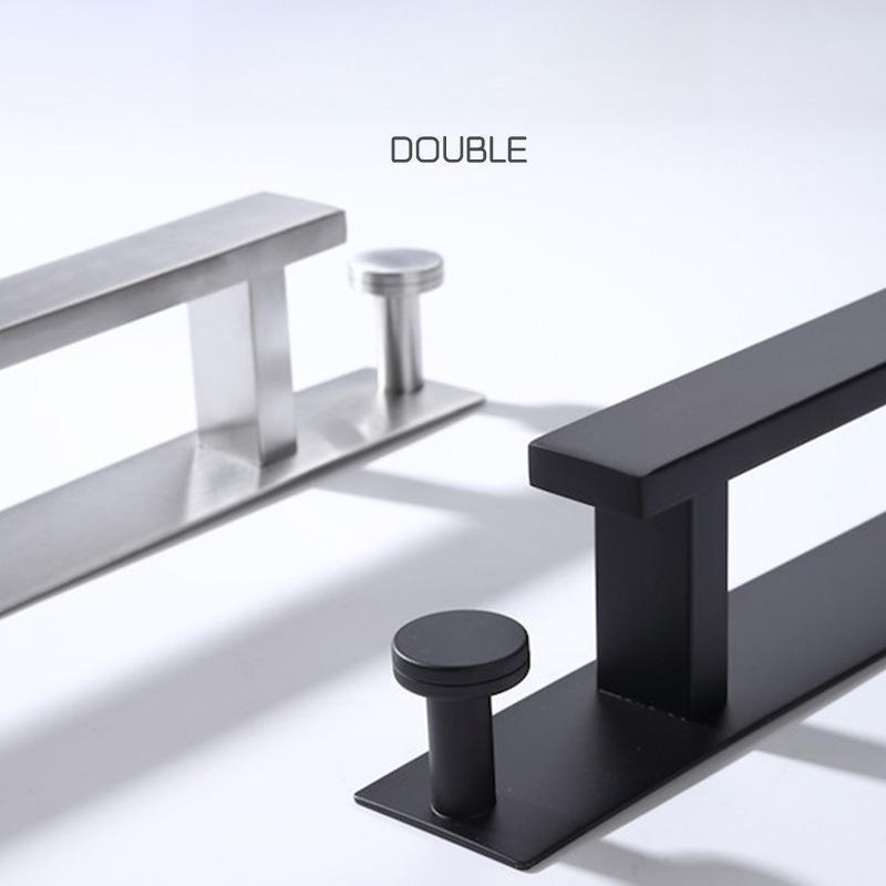 Stainless Steel Towel Rack No Drilling No Nails For Bathroom Toilet Single Rod Bathroom Hardware Towel Hanger Towel Bar