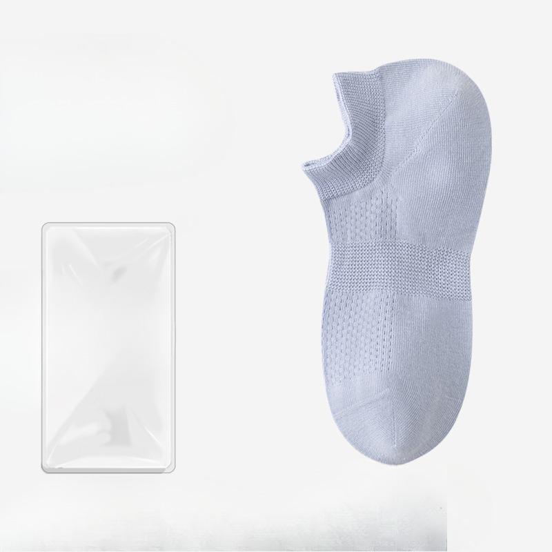 Female Summer Pure Cotton Non-slip Mesh Can Not Fall with Breathable Shallow Mouth Invisible Short Cotton Socks