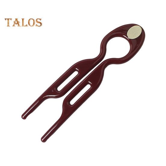 

Пластиковая палочка для волос U-образной формы, гуманизированная вилка для волос с задней головкой, женский инструмент для ухода за волосами, аксессуар для волос кофейный