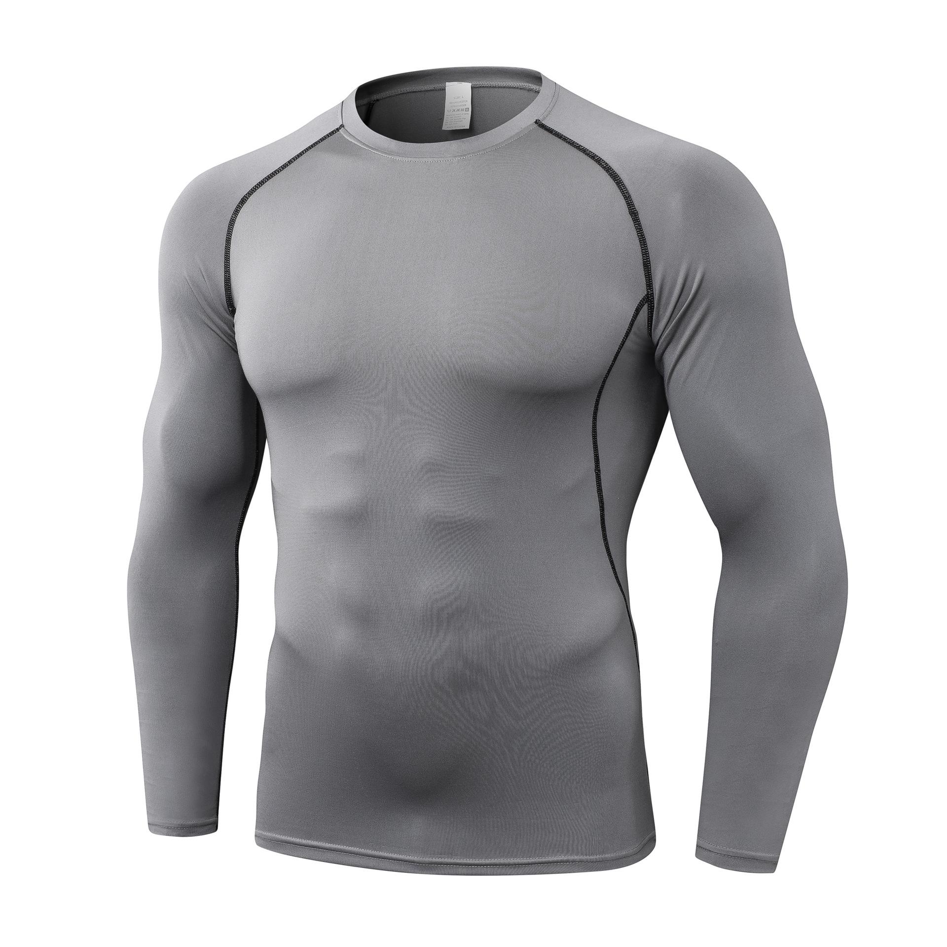 

Men s Quick-Dry Tight-Fit Long Sleeve Sports Tee XL